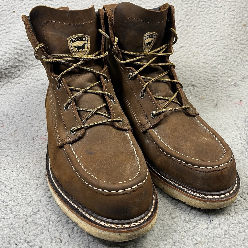 Irish Setter Ashby 83651 Work Boots Men's 12 D Brown Leather
